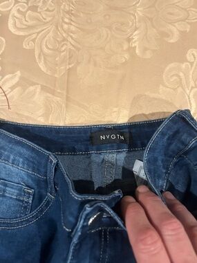 NVGTN Women’s Dark Blue Stretch Denim Jeggings